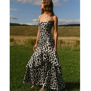 NEW Hutch The Tisha Polka Dot Maxi Dress Size 2